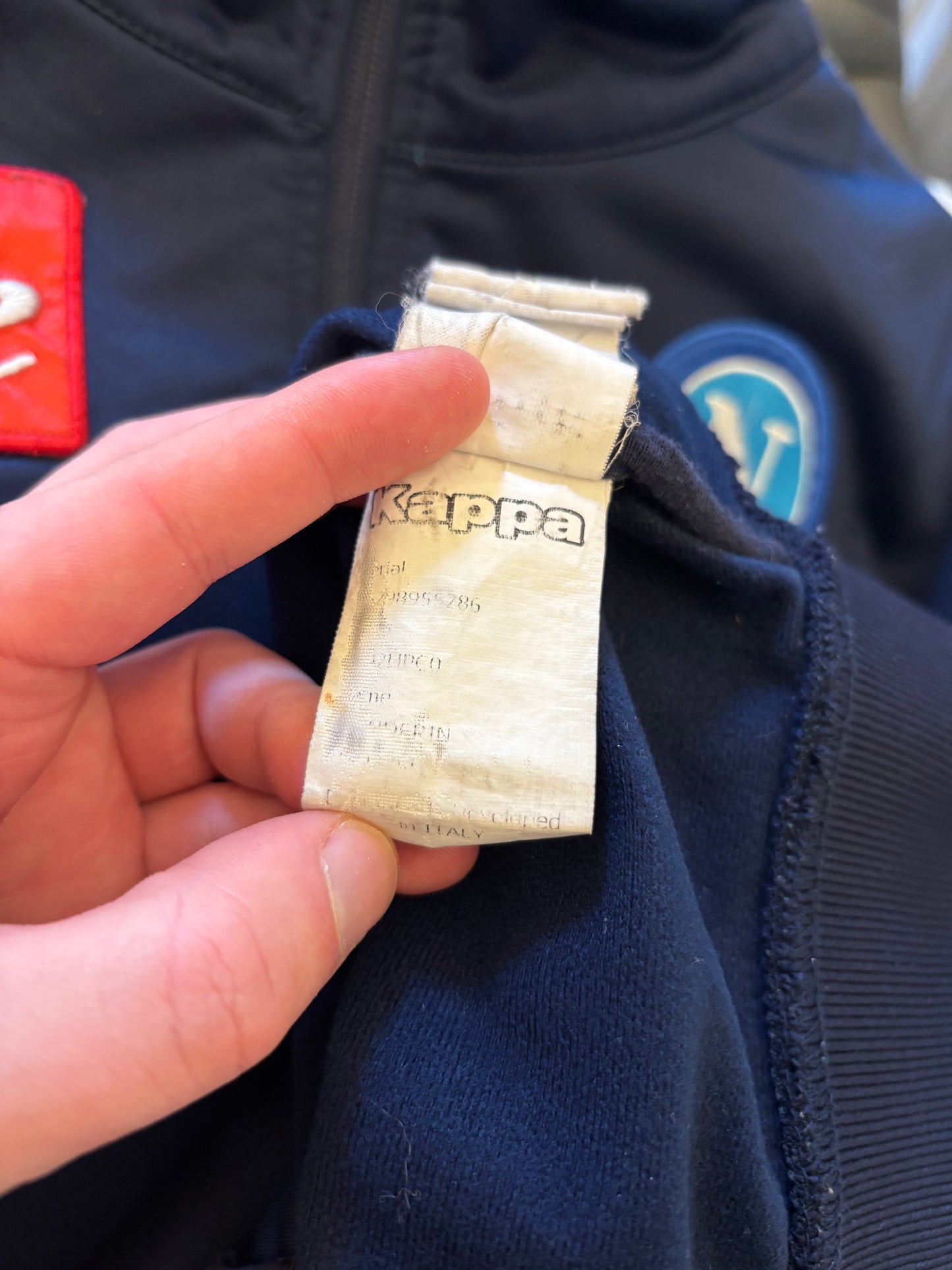 Kappa SSC Napoli 2015/2016 Zip Up Jacket (XL)