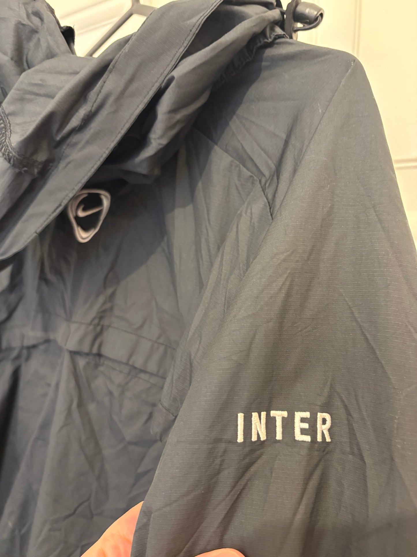 Nike Inter Milan 2006/2007 T90 Hooded Rain Jacket (L)