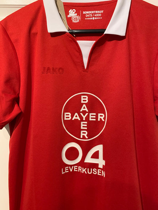 Jako Bayer Leverkusen 2018/2019 40 Years In Bundesliga Shirt (S)