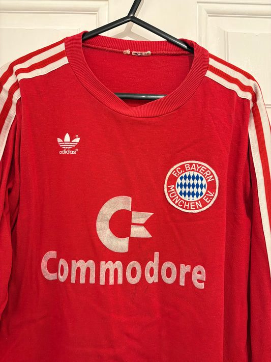 Adidas FC Bayern Munich 1985/1989 LS Home Shirt (L/XL)