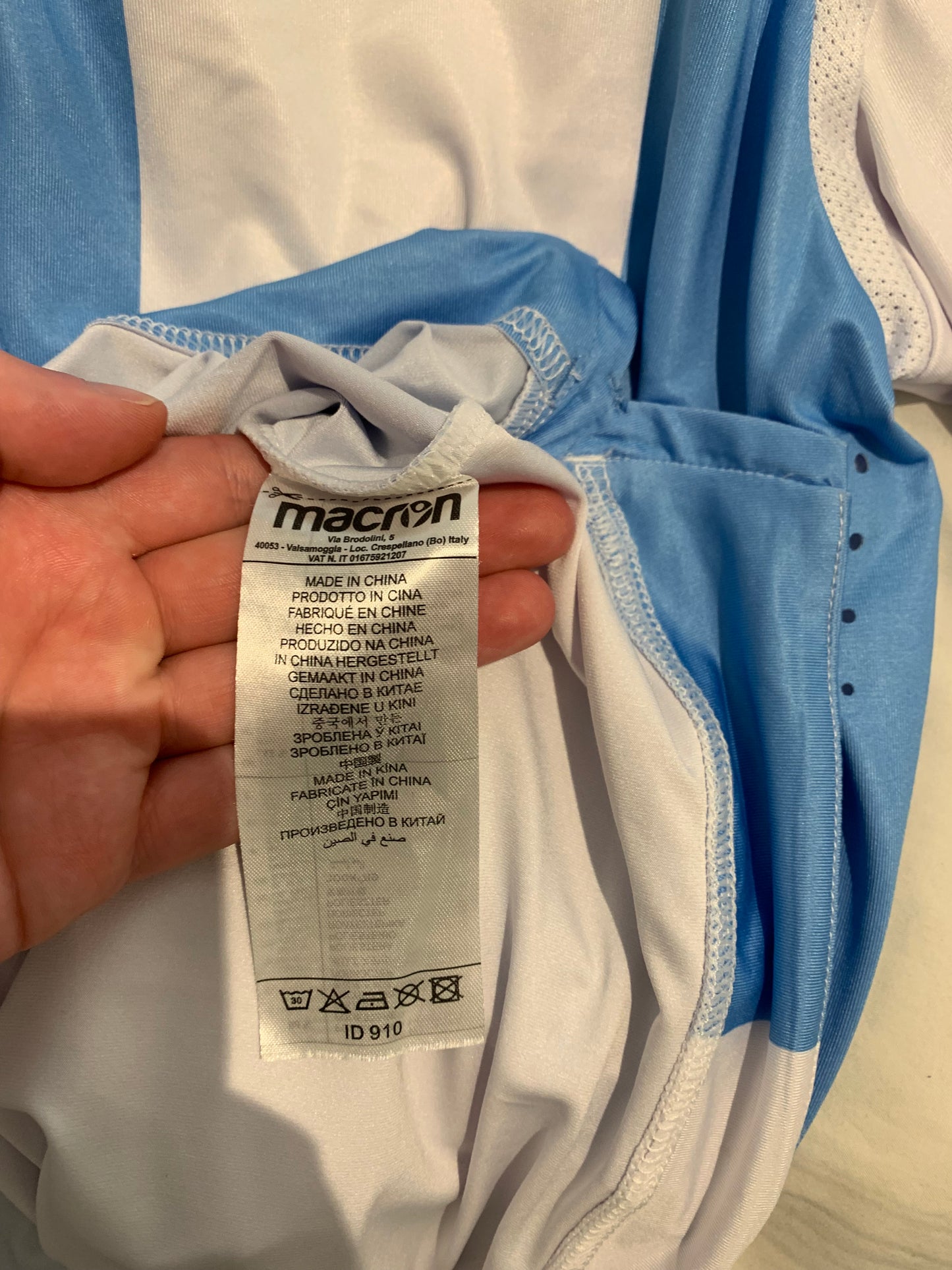 Macron SS Lazio 2017/2018 Away Shirt (XXL)