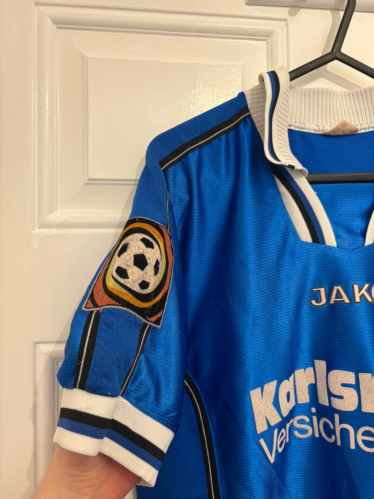 Jako Karlrusher SC KSC 2001/2002 Home Shirt Fuchs 11 (S)
