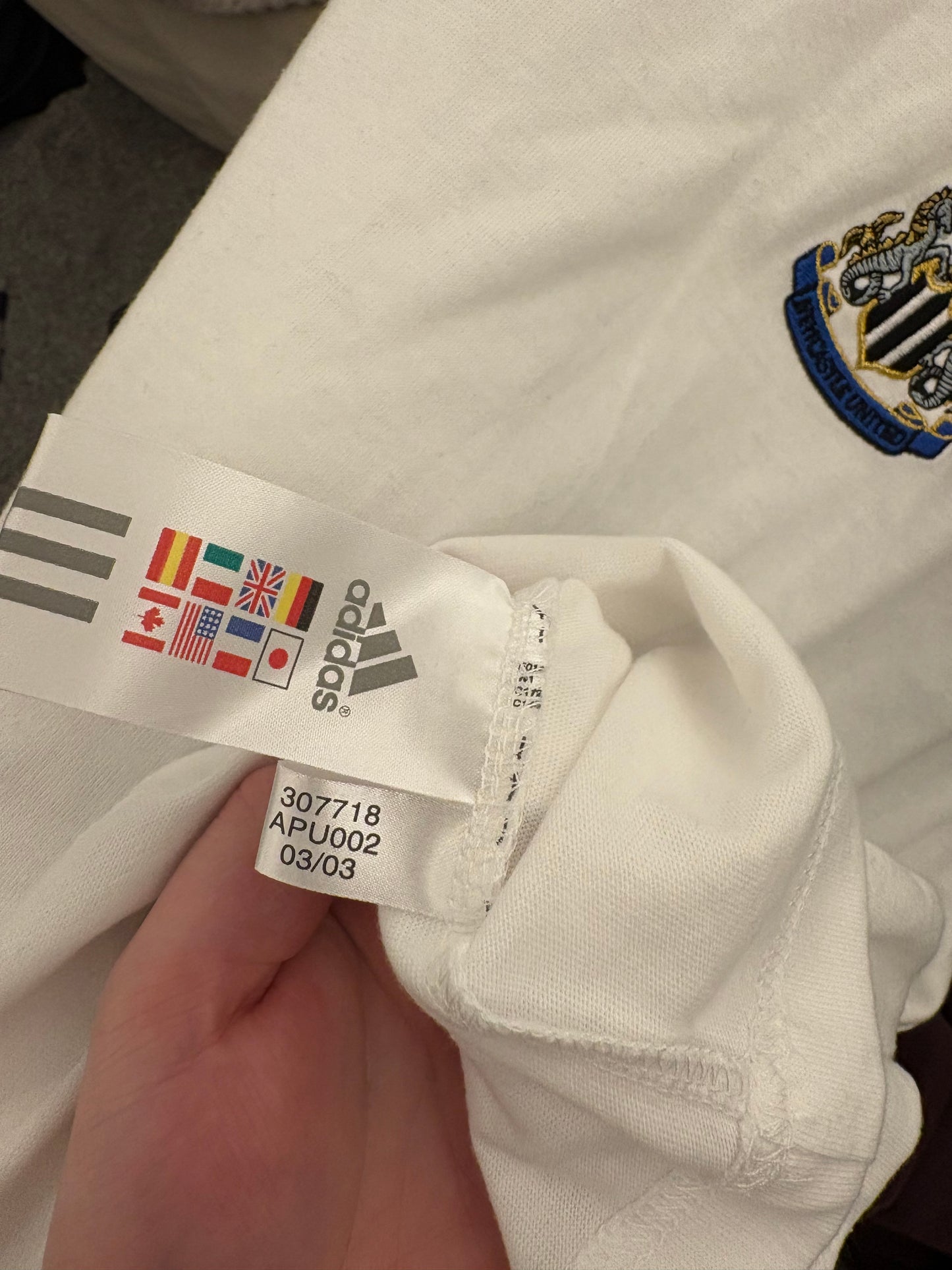 Adidas Newcastle United 2003/2004 Training Shirt (XL)