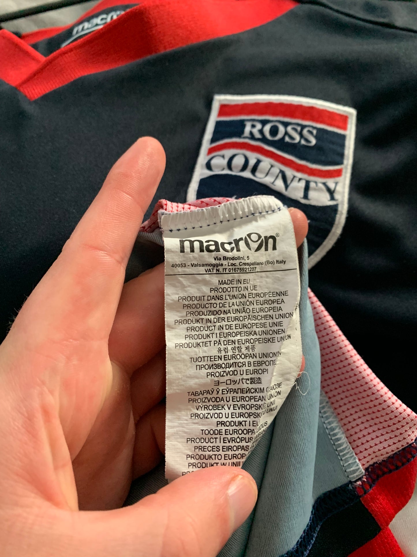 Macron Ross County 2018/2019 Home Shirt (XL)