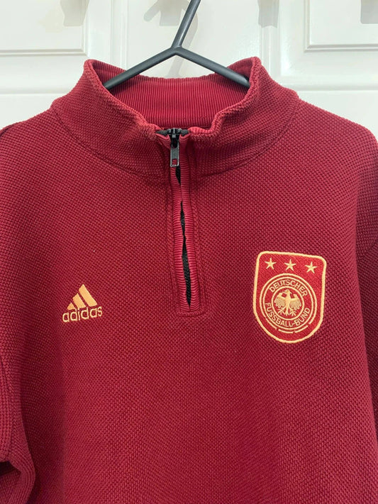 Adidas Originals Germany 2010/2014 1/4 Zip Sweatshirt (L)