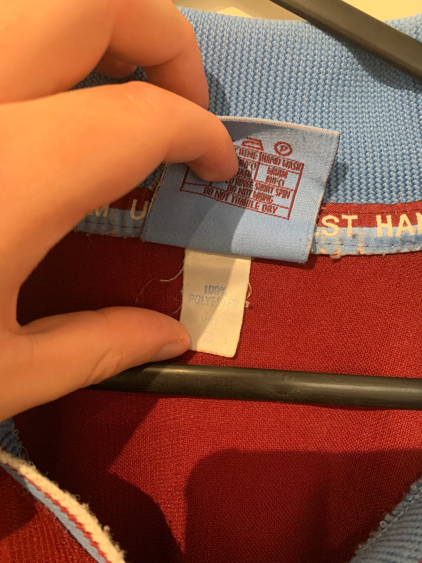 PONY West Ham United 1997/1998 Home Shirt (XXL)