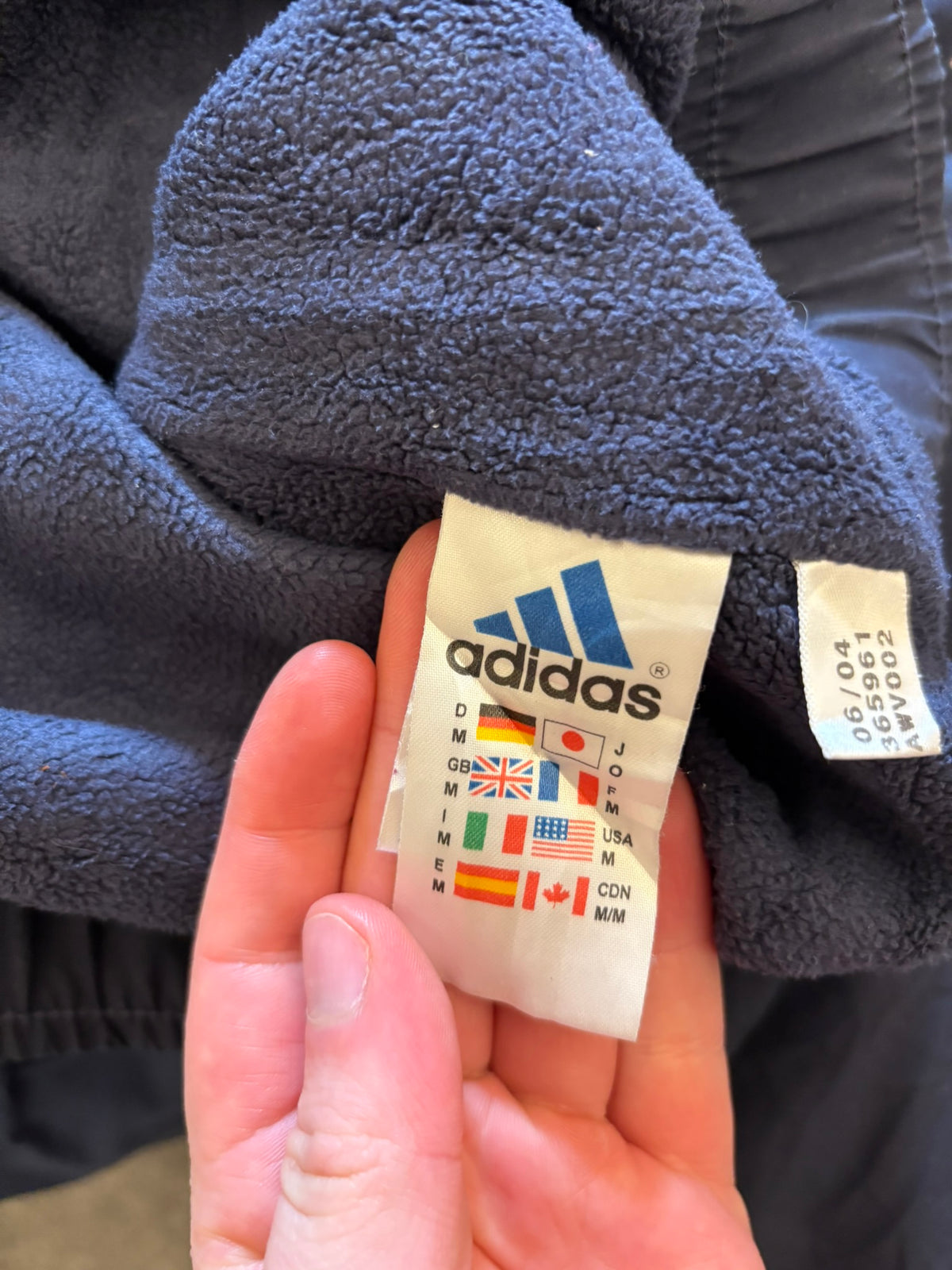 Adidas Spain 2004/2005 Climawarm Fleece Jacket (M)