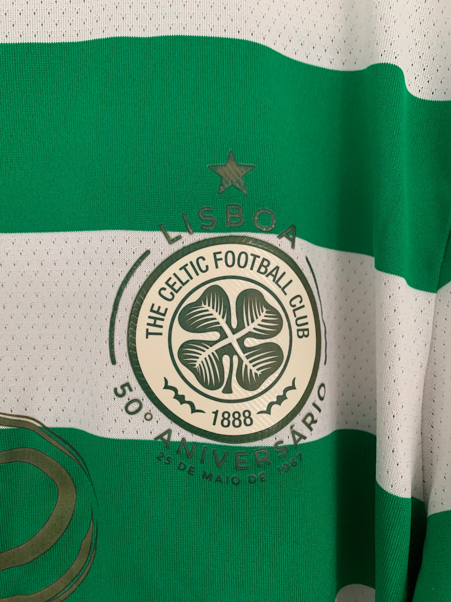 New Balance Celtic FC 2017/2018 50th Anniversary Lisbon Lions Home Shirt (XL)