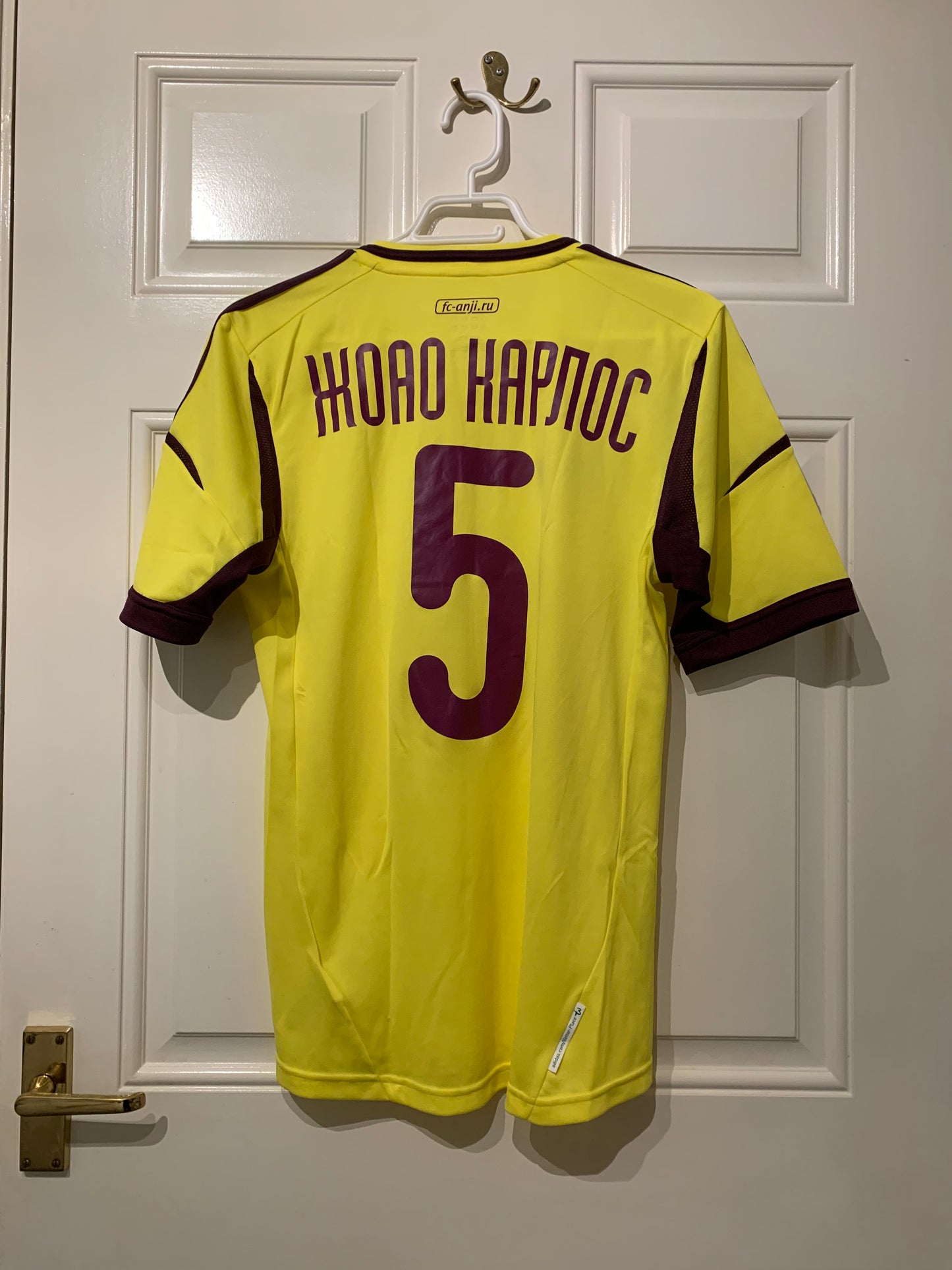 Adidas FK Anzhi Makhachkala 2012/2013 Home Shirt Joao Carlos 5 (S)