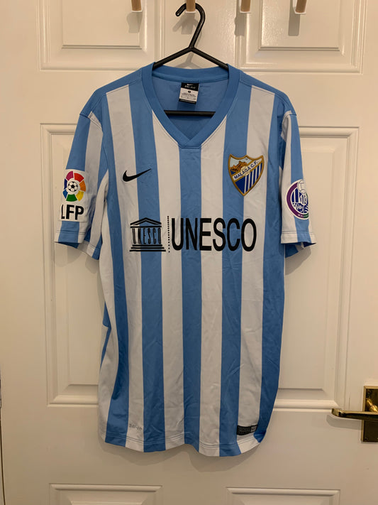 Nike Malaga CF 2014/2015 110 Year Anniversary Home Shirt (S)