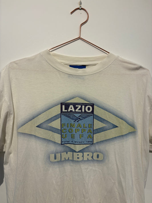 Umbro SS Lazio 1998 UEFA Cup Final Graphic T Shirt (M)