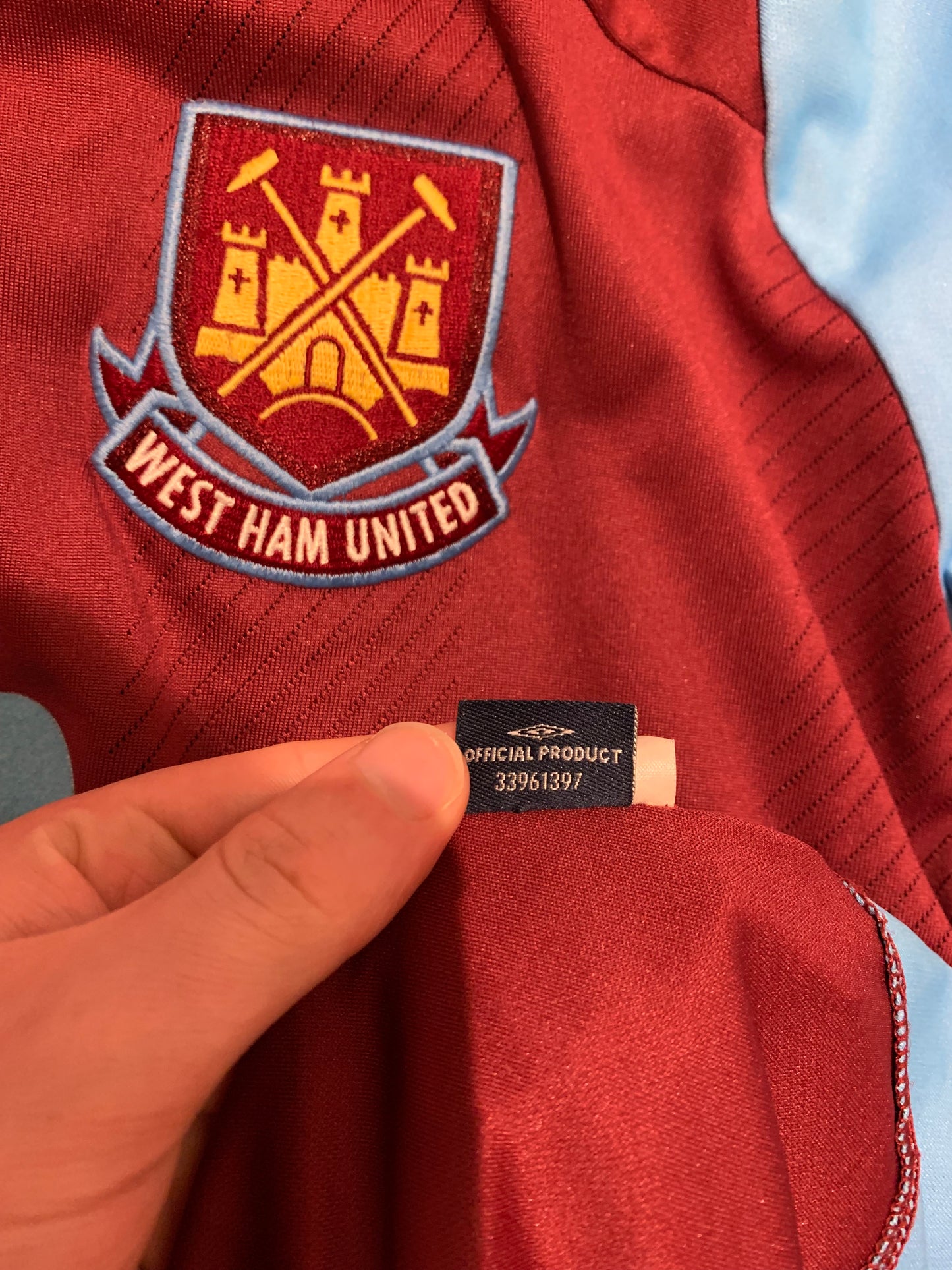 Umbro West Ham United 2008/2009 Home Shirt (XXL)