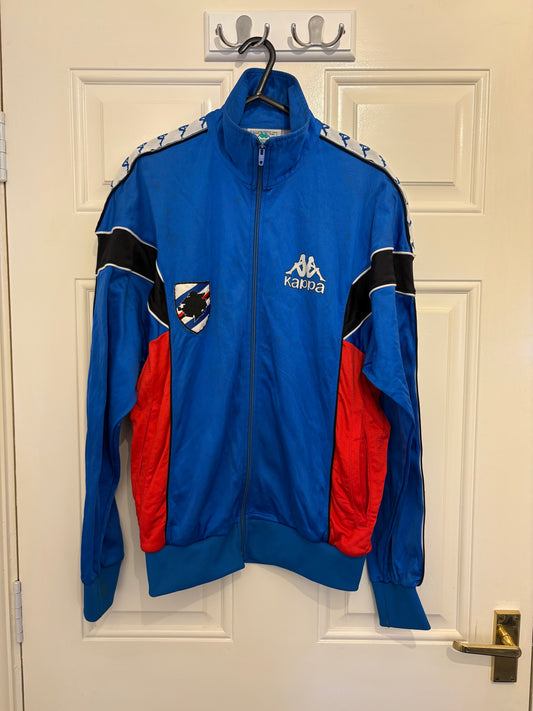 Kappa Sampdoria 1988/1990 Zip Up Track Jacket (M)