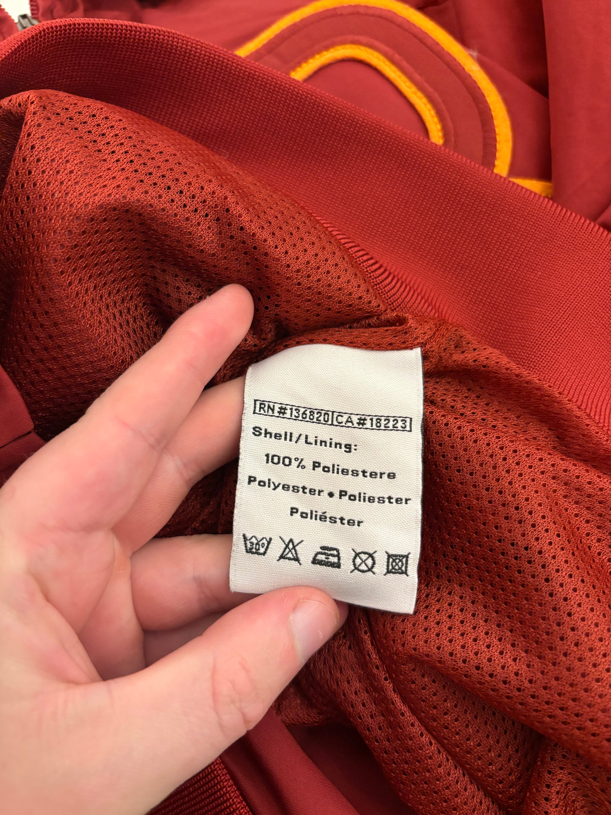 Kappa AS Roma 2012/2013 Zip Up Track Jacket (XL)