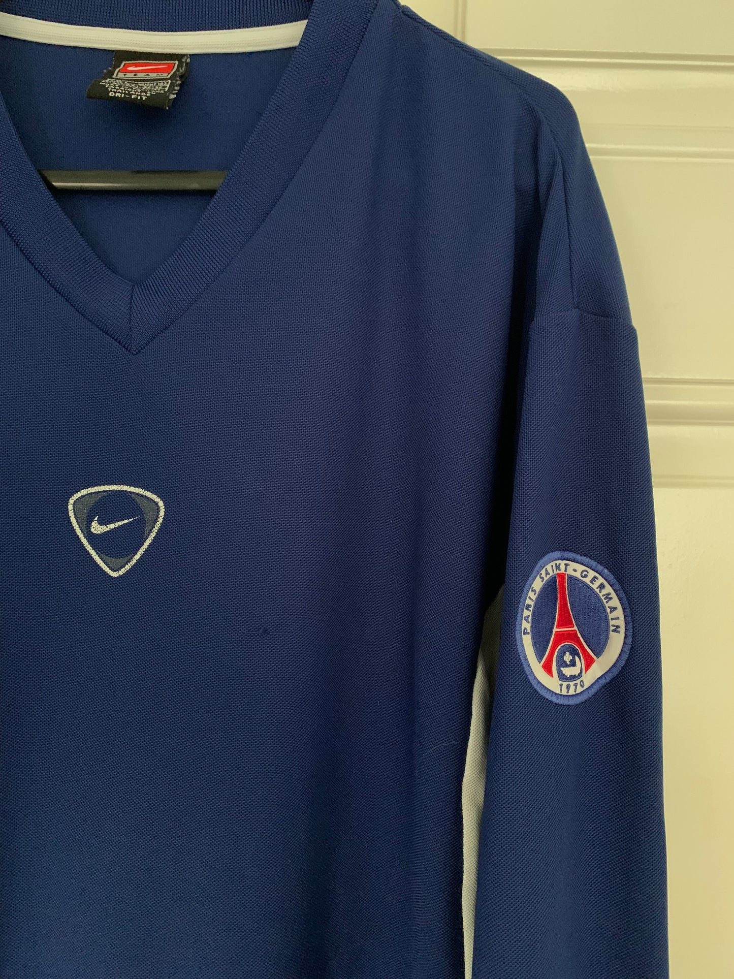 Nike PSG 2000/2001 Long Sleeve Training Shirt (L)