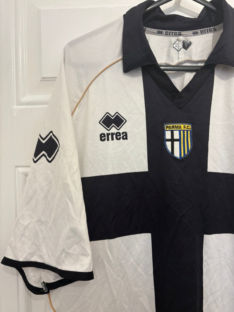 Errea Parma Calcio 2008/2009 Home Shirt (L)