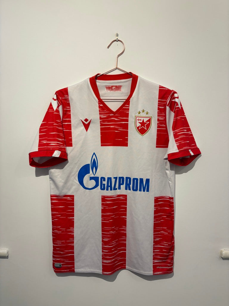 Macron Red Star Belgrade Crvena Zvezda 2020/2021 Home Shirt (S)