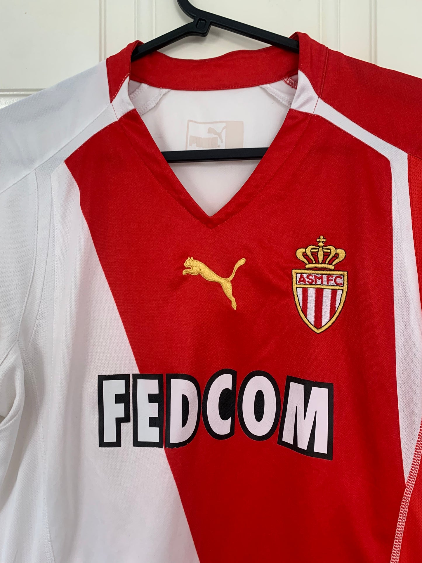 Puma AS Monaco 2004/2005 Home Shirt (S)