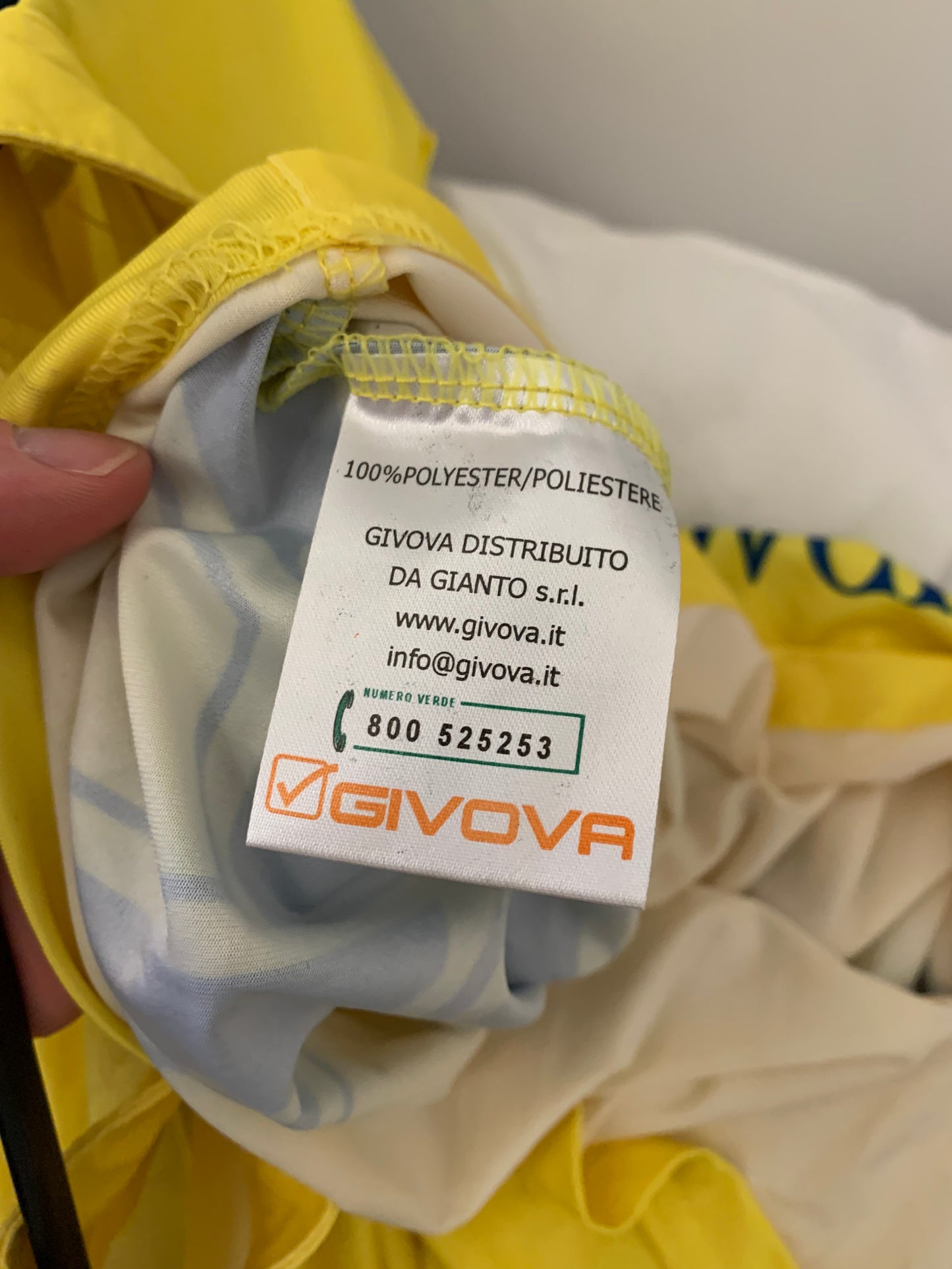 Giovova Chievo Verona 2019/2020 Home Longsleeve Shirt BNWT (M)