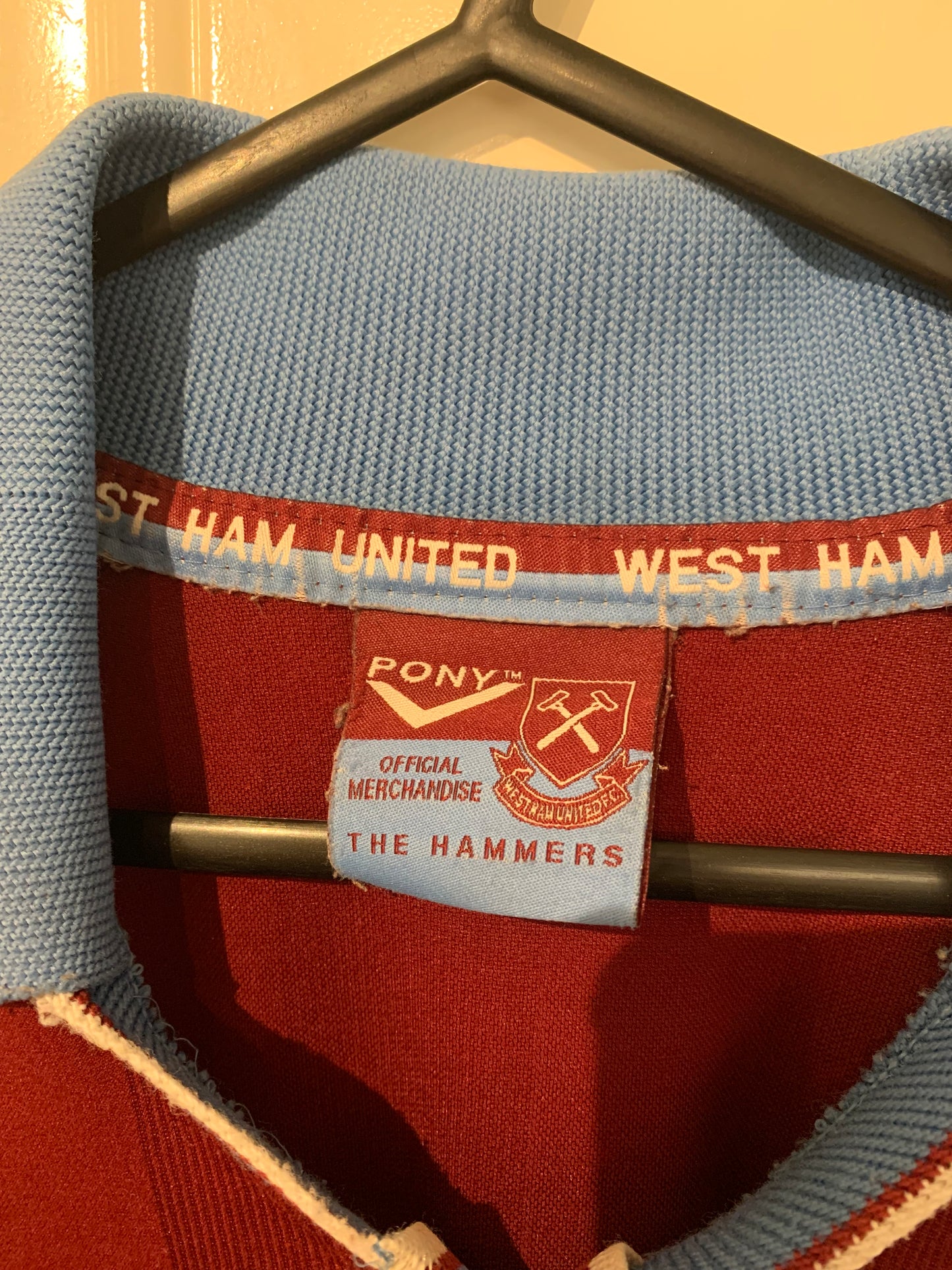 PONY West Ham United 1997/1998 Home Shirt (XXL)