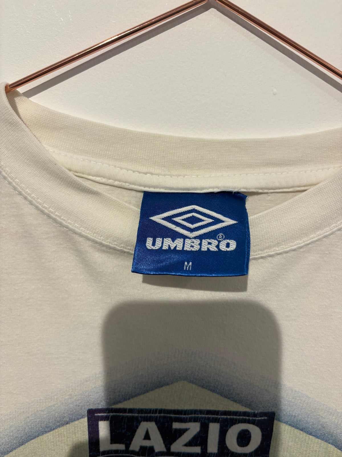 Umbro SS Lazio 1998 UEFA Cup Final Graphic T Shirt (M)