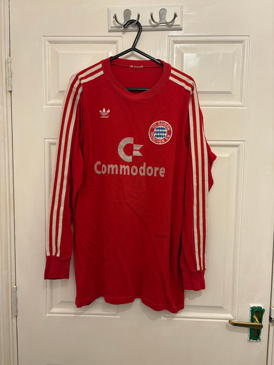 Adidas FC Bayern Munich 1985/1989 LS Home Shirt (L/XL)