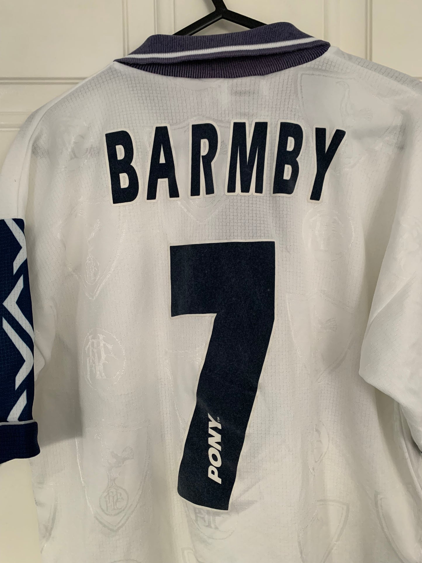 PONY Tottenham Hotspur 1995/1997 Home Shirt Barmby 7 (S)