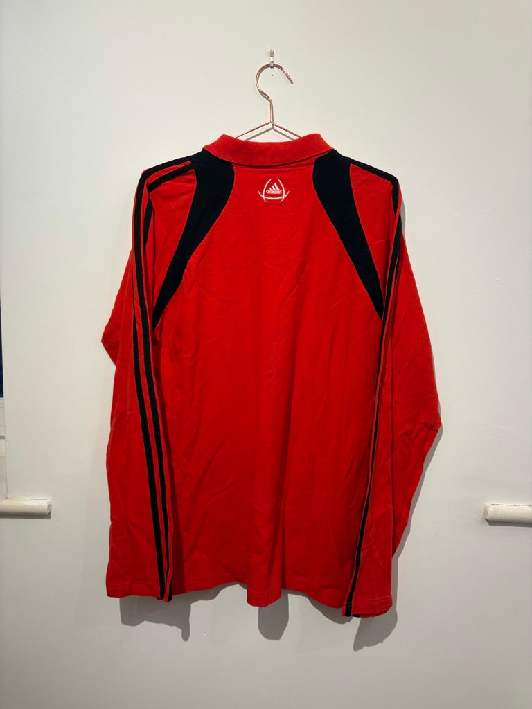 Adidas AC Milan 2004/2005 Longsleeve Polo T Shirt (M)