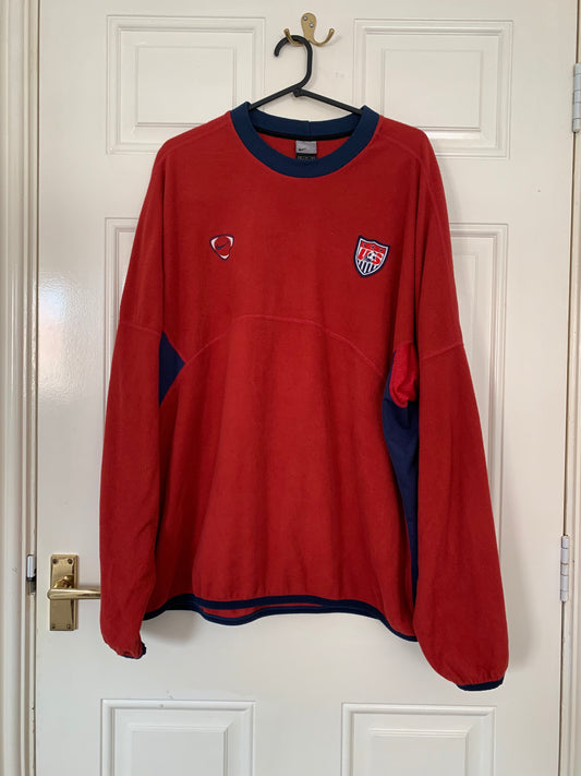 Nike USA 1998/2000 Fleece Sweatshirt Jumper (XL)