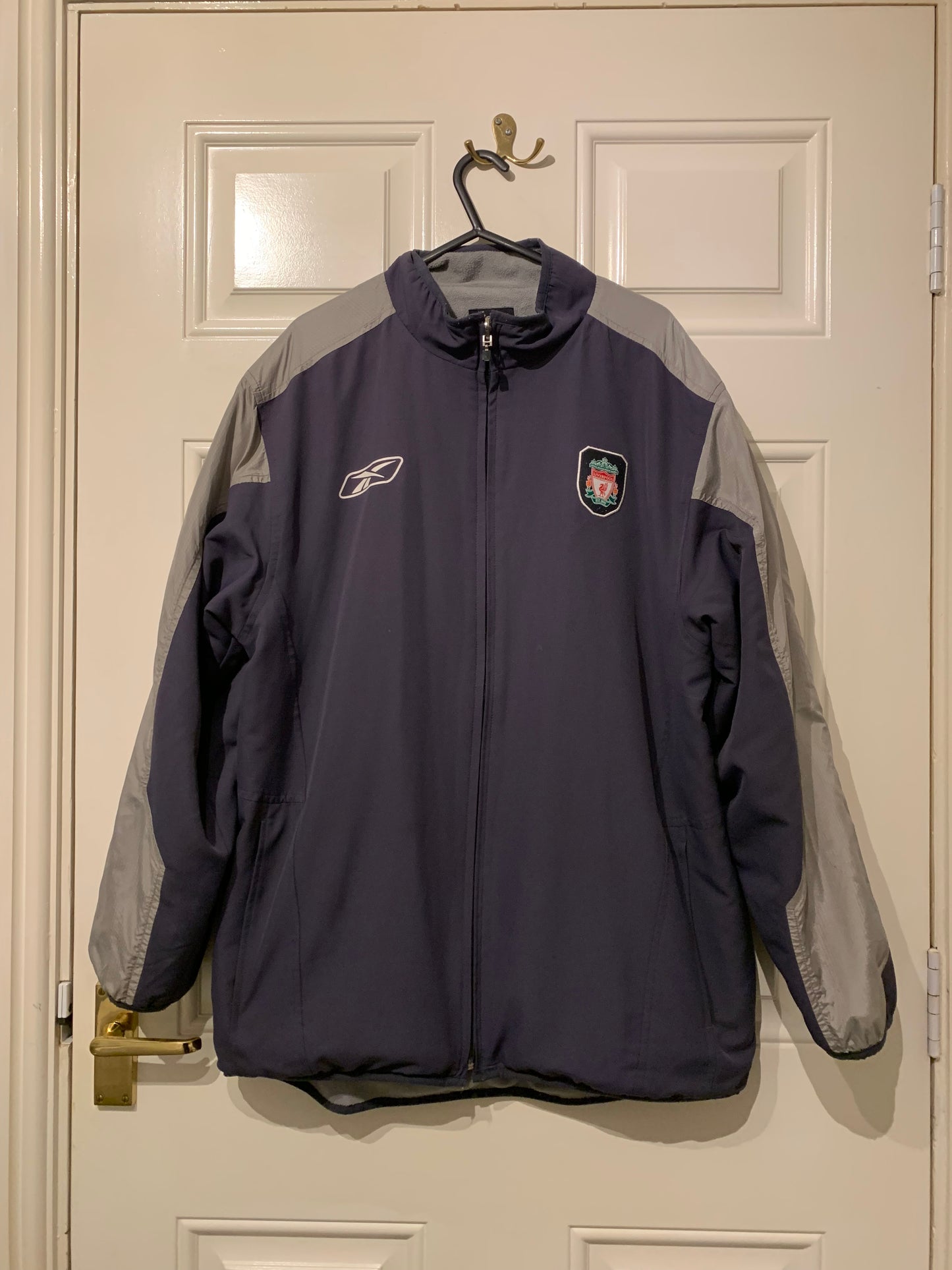 Reebok Liverpool 2004/2005/2006 Reversible Zip Up Fleece Jacket (L)