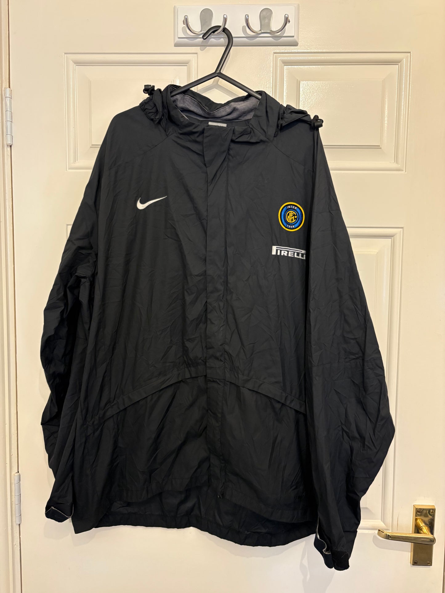 Nike Inter Milan 2006/2007 T90 Hooded Rain Jacket (L)