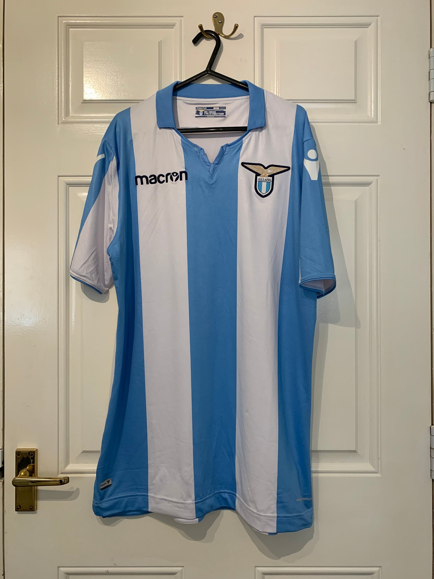 Macron SS Lazio 2017/2018 Away Shirt (XXL)