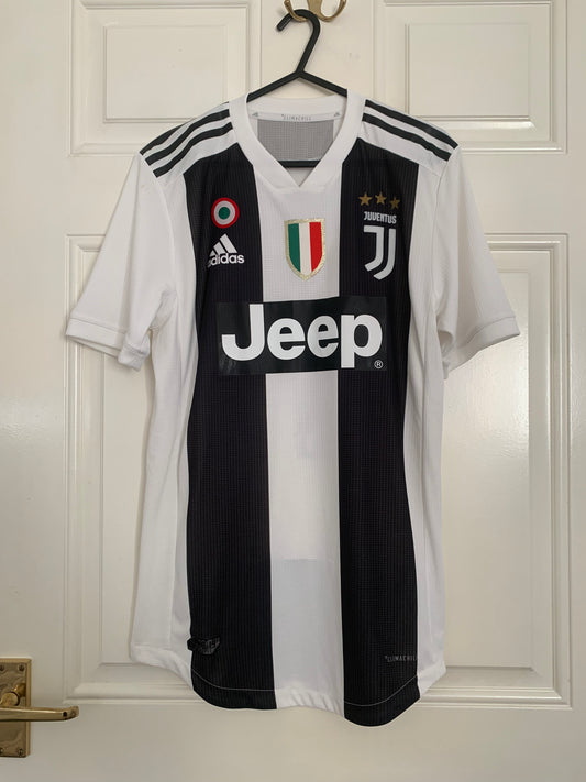 Adidas Juventus 2018/2019 Home Shirt Player Issue Ronaldo 7 (S)