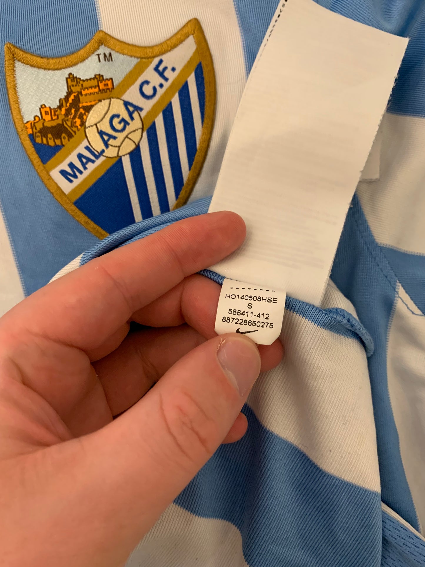 Nike Malaga CF 2014/2015 110 Year Anniversary Home Shirt (S)