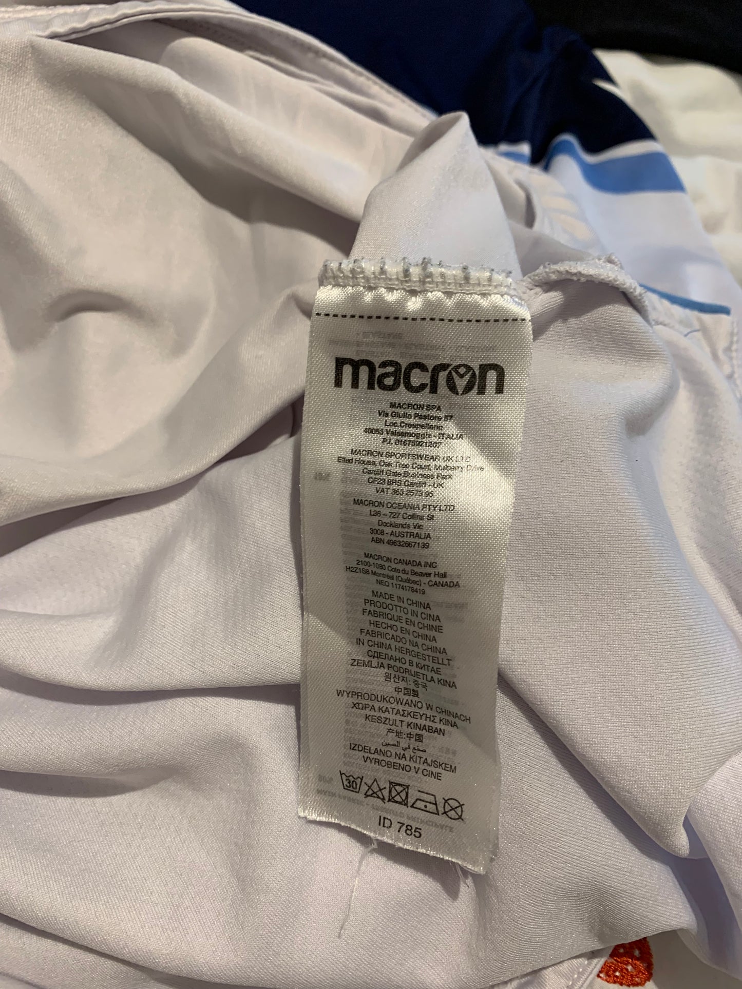 Macron SS Lazio 2021/2022 Away Shirt (M)