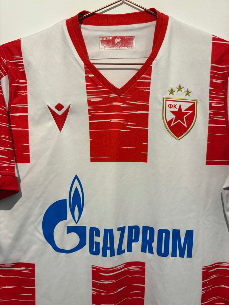 Macron Red Star Belgrade Crvena Zvezda 2020/2021 Home Shirt (S)