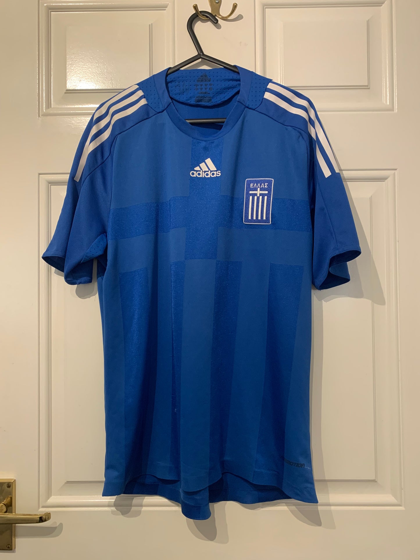 Adidas Player Issue Formotion Greece 2008/2010 Home Shirt (M)