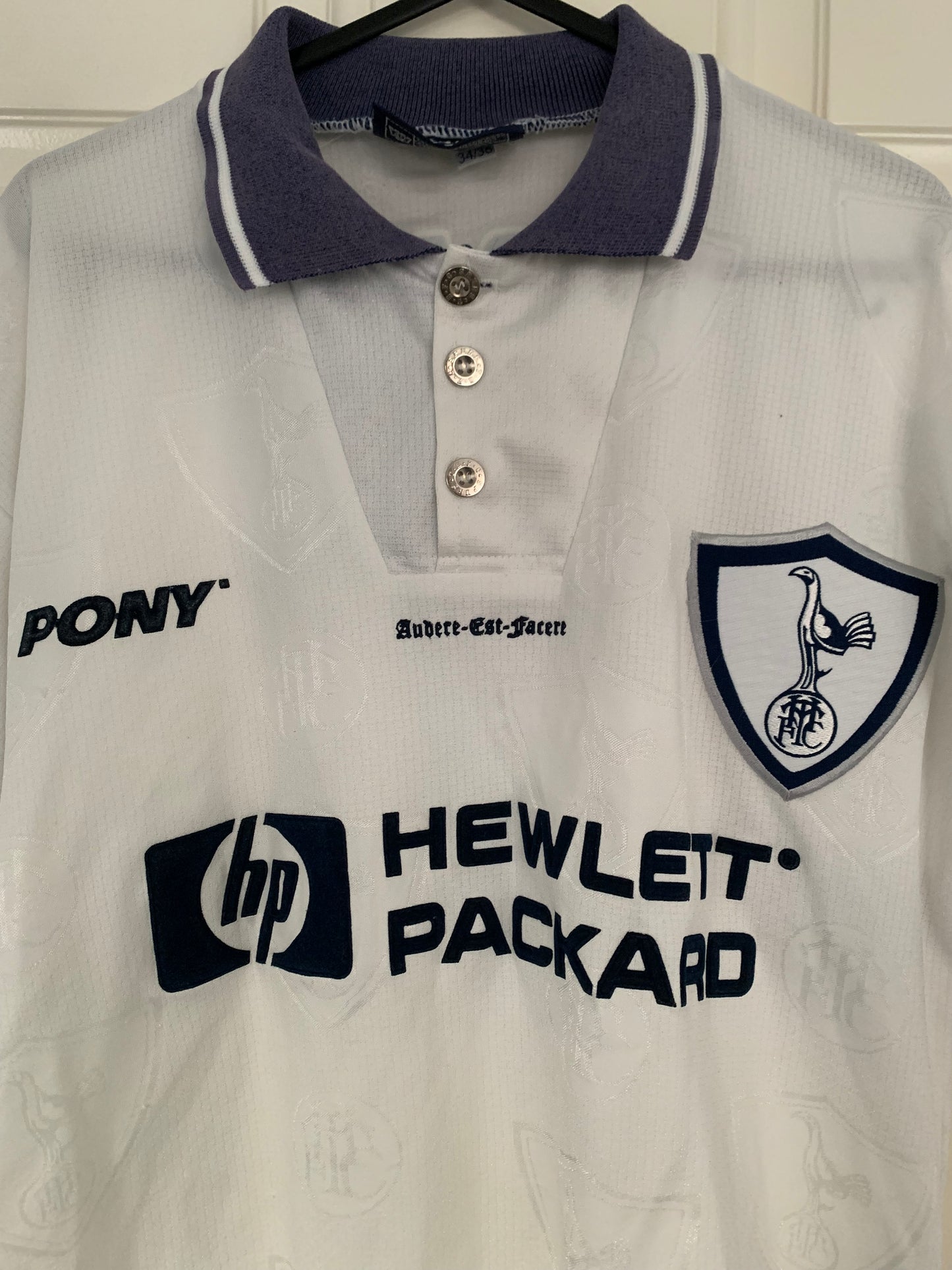 PONY Tottenham Hotspur 1995/1997 Home Shirt Barmby 7 (S)