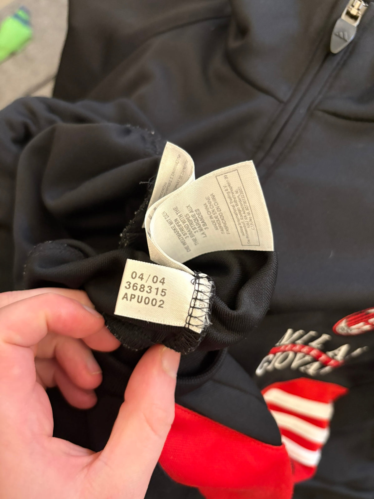 Adidas AC Milan 2004/2005 Zip Up Track Jacket (L)