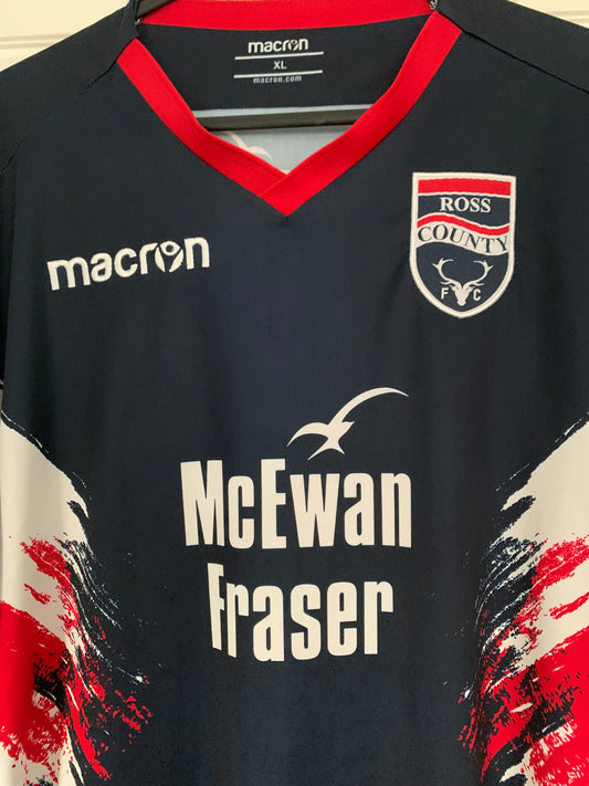 Macron Ross County 2018/2019 Home Shirt (XL)