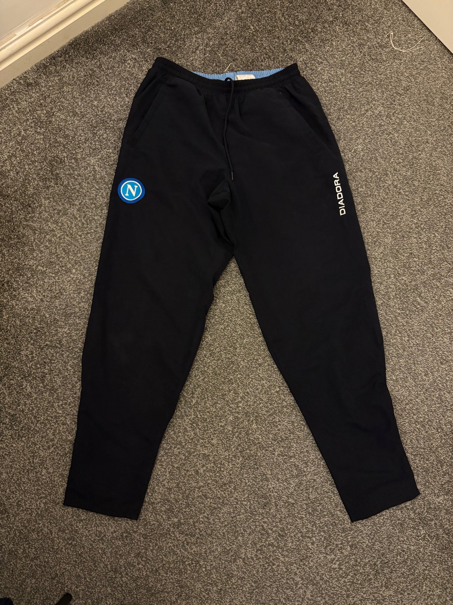 Diadora Napoli FC 2001/2002 Tracksuit Bottoms (S)