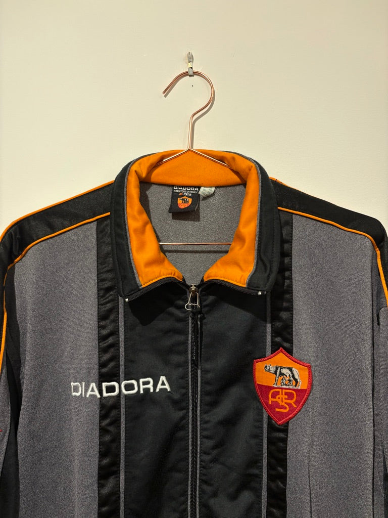 Diadora AS Roma 1997/2000 Zip Up Jacket (M)