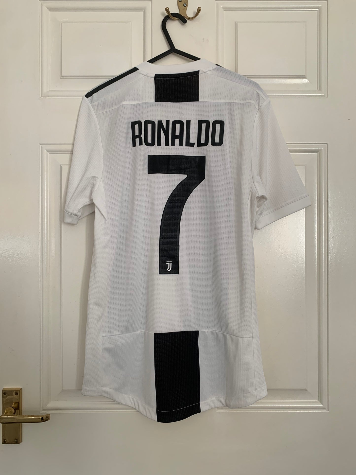Adidas Juventus 2018/2019 Home Shirt Player Issue Ronaldo 7 (S)