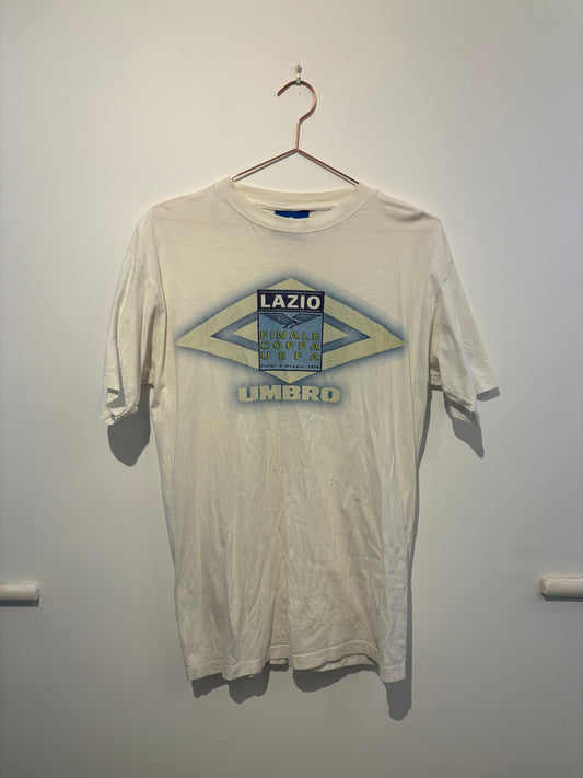 Umbro SS Lazio 1998 UEFA Cup Final Graphic T Shirt (M)