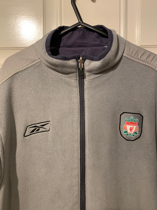 Reebok Liverpool 2004/2005/2006 Reversible Zip Up Fleece Jacket (L)