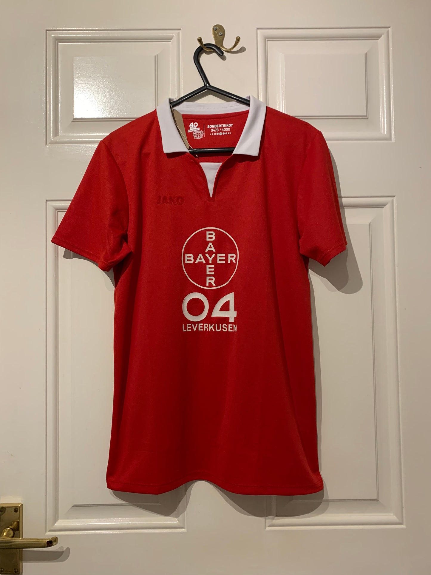Jako Bayer Leverkusen 2018/2019 40 Years In Bundesliga Shirt (S)