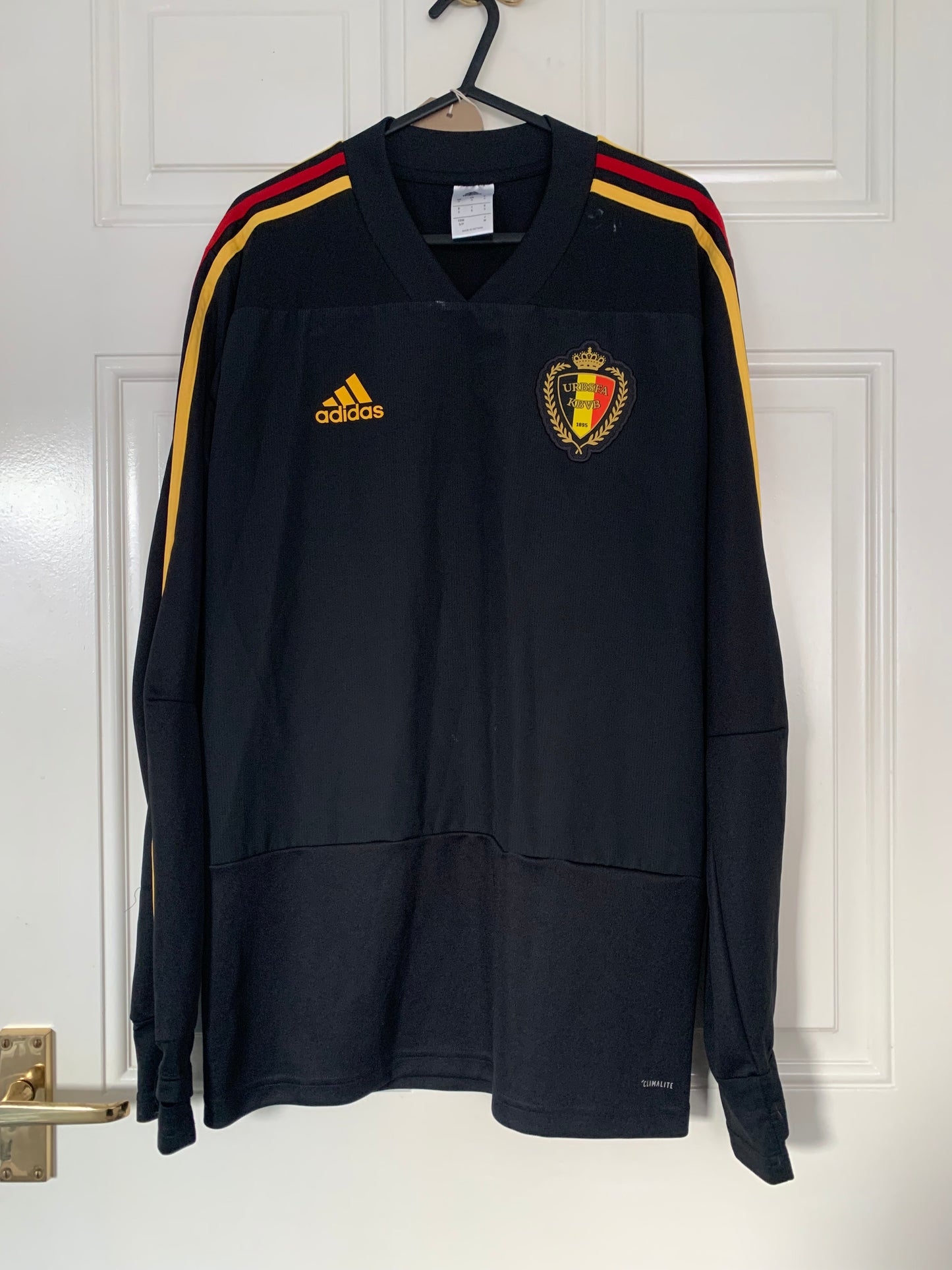 Adidas Belgium 2018/2019 Technical Hybrid Sweatshirt (S)
