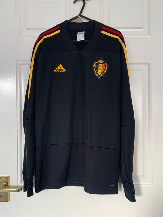 Adidas Belgium 2018/2019 Technical Hybrid Sweatshirt (S)