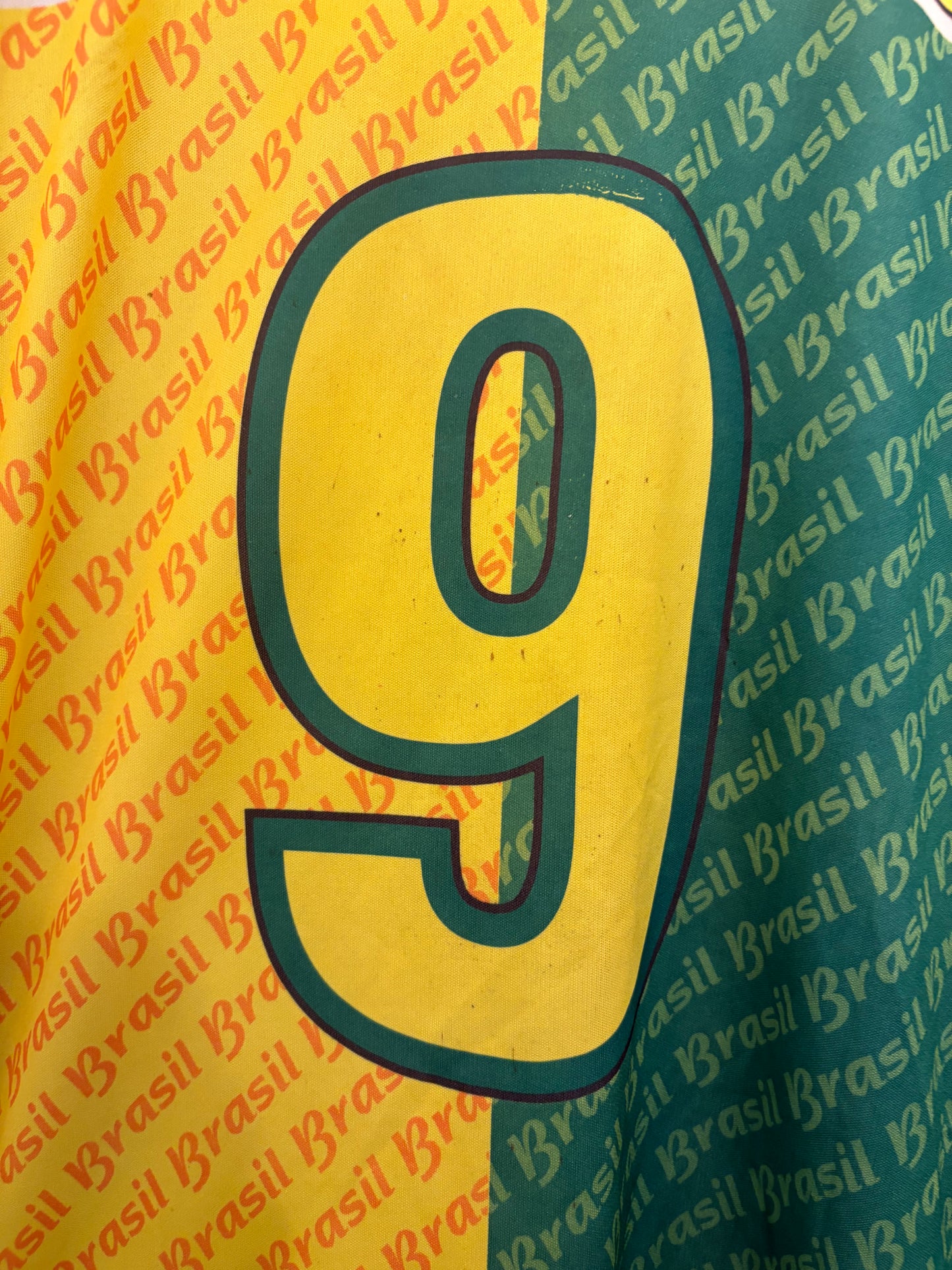 Bootleg Brazil Ronaldo R9 Football Shirt (S)