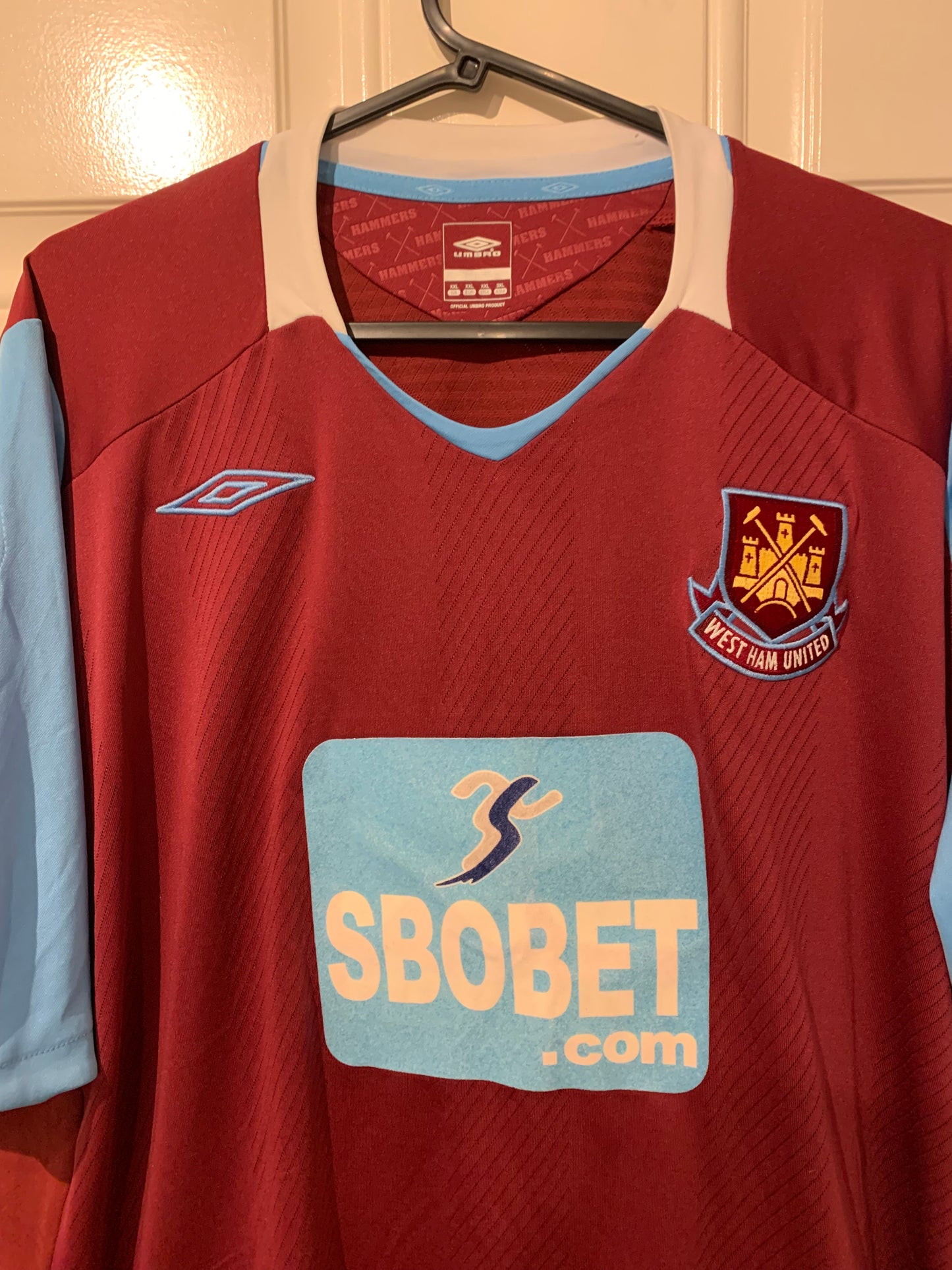 Umbro West Ham United 2008/2009 Home Shirt (XXL)